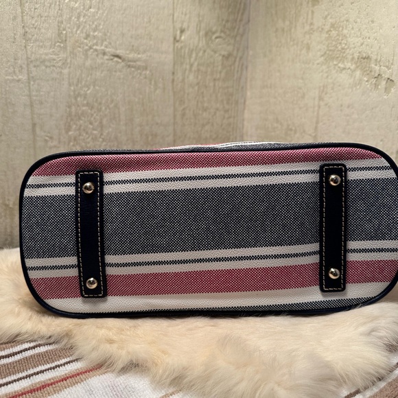 Dooney & Bourke Patriotic Striped Satchel - Picture 5 of 6